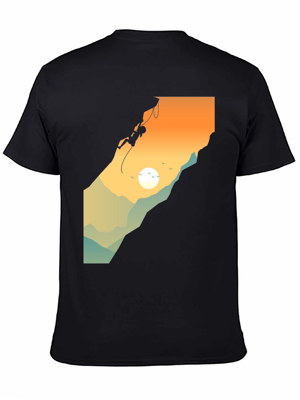 Rock Climbing T-Shirt - Adventure Design