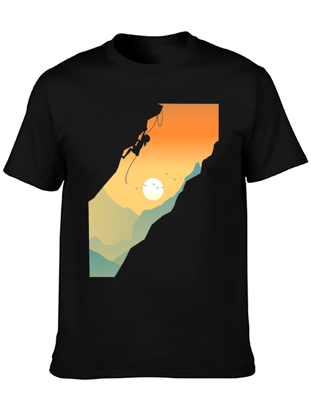 Rock Climbing T-Shirt - Adventure Design