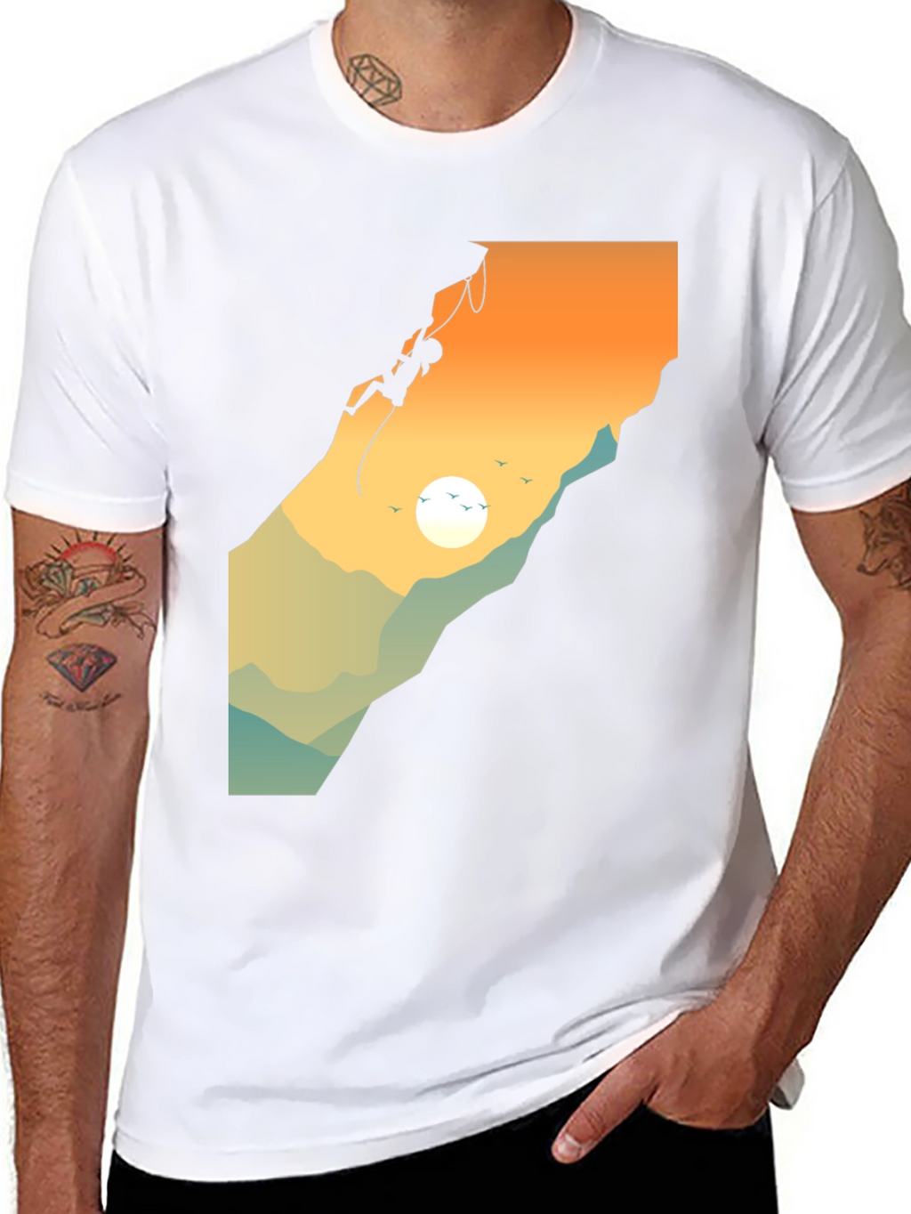 Rock Climbing T-Shirt - Adventure Design