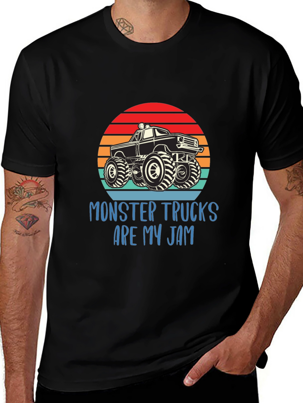 Monster Trucks Are My Jam Graphic Tee