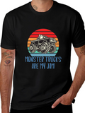 Monster Trucks Are My Jam Graphic Tee