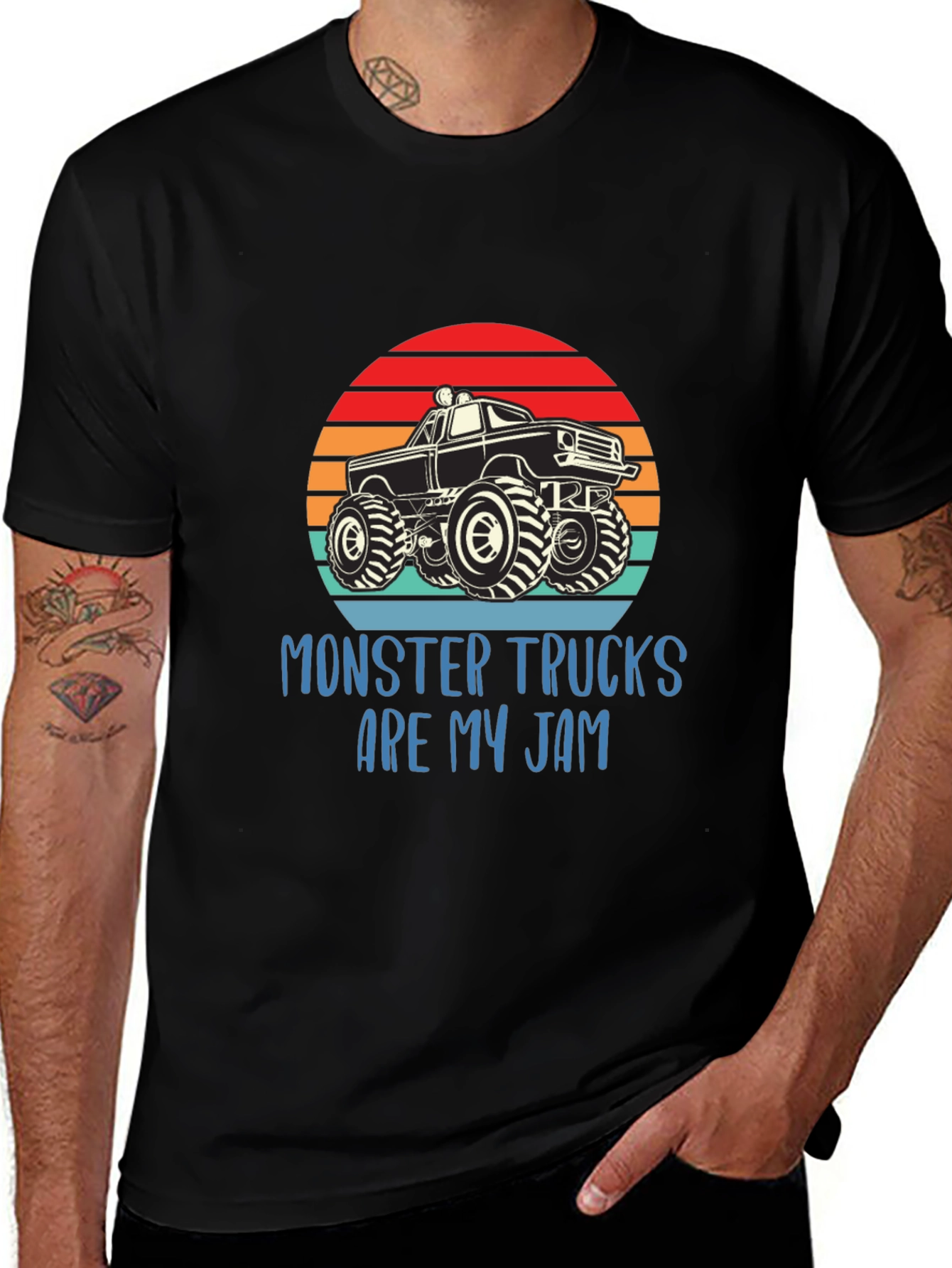 Monster Trucks Are My Jam Graphic Tee