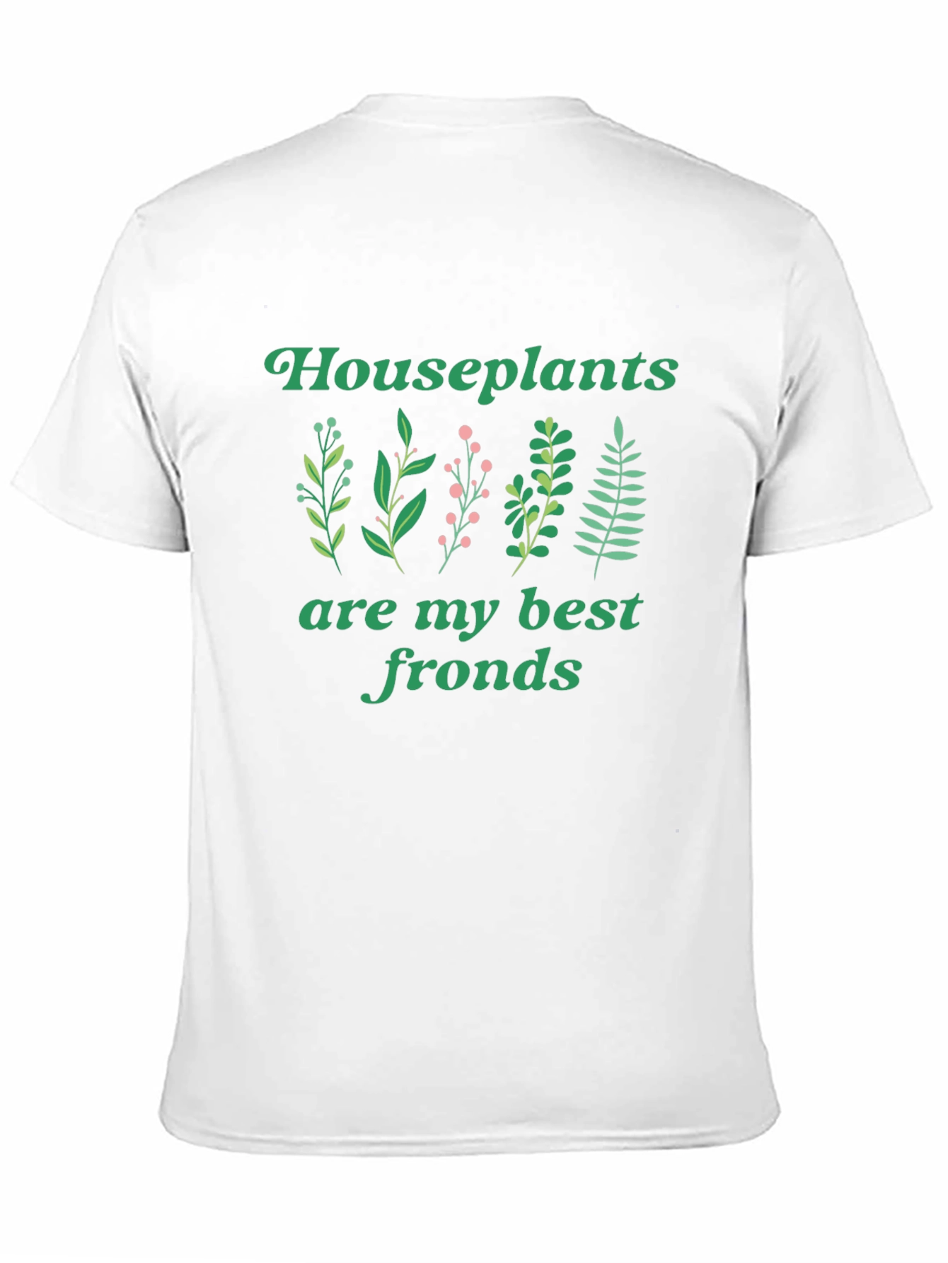 Houseplants Best Fronds Black T-Shirt