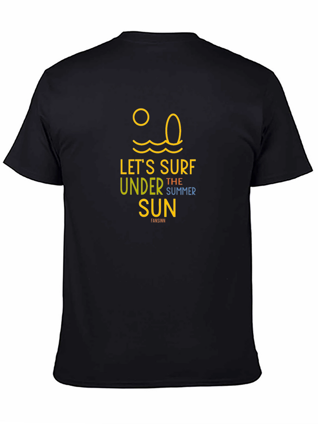 Lets Surf Under the Summer Sun Graphic Tee