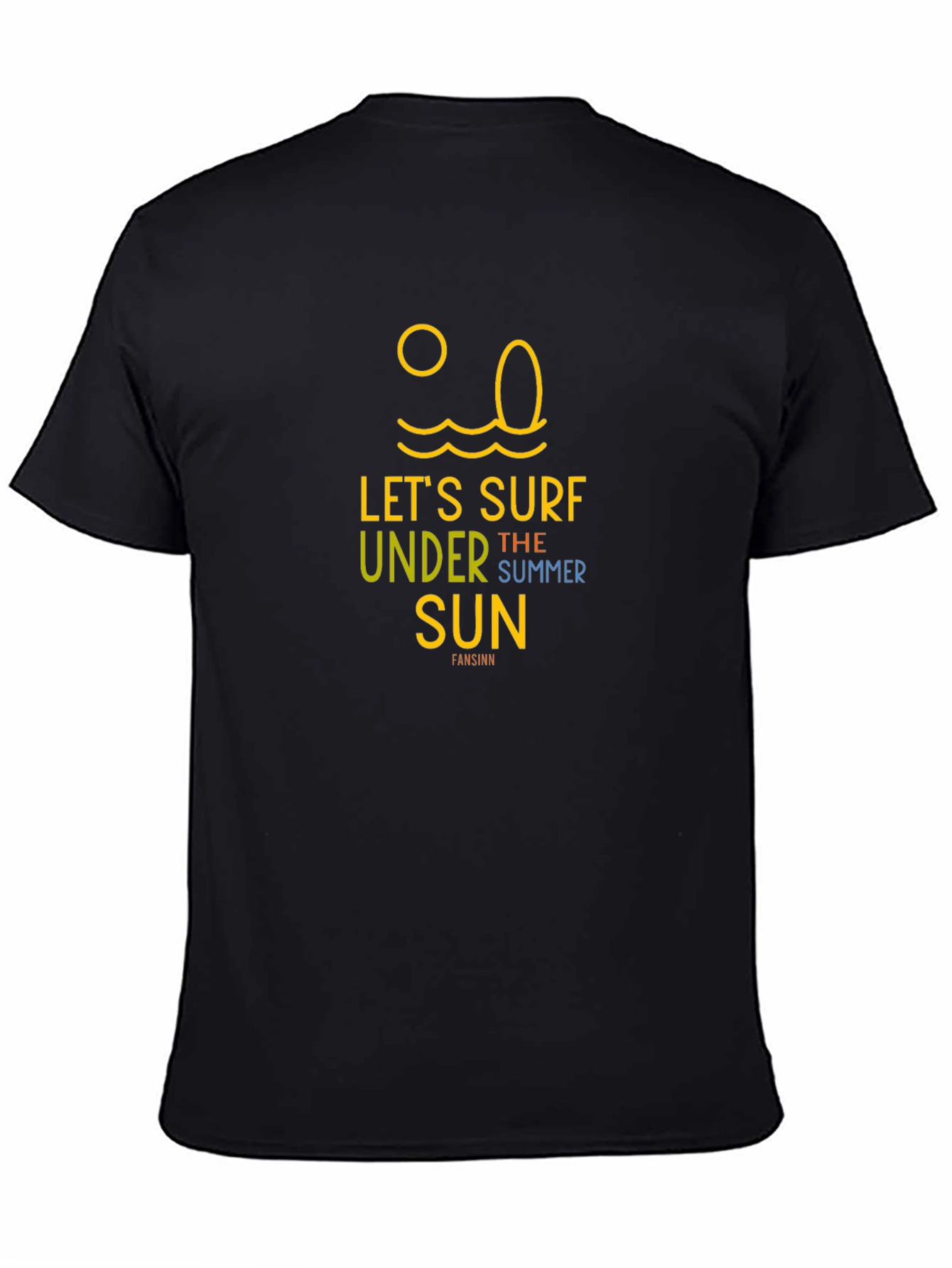 Lets Surf Under the Summer Sun Graphic Tee