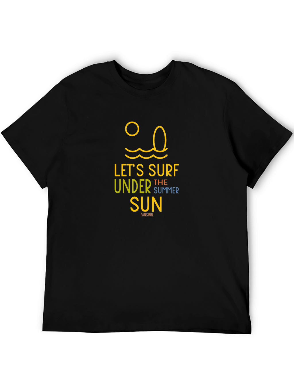 Lets Surf Under the Summer Sun Graphic Tee
