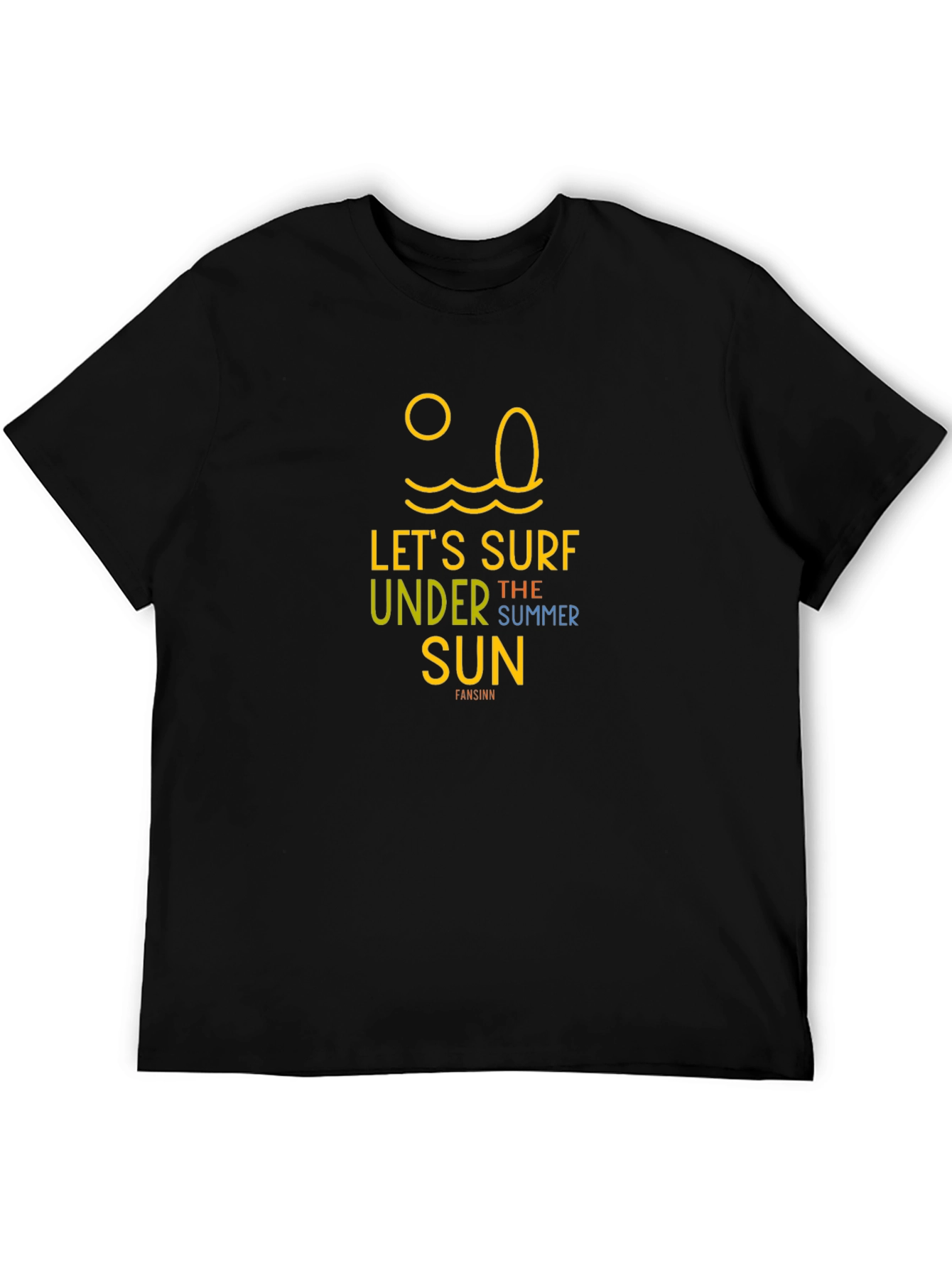 Lets Surf Under the Summer Sun Graphic Tee