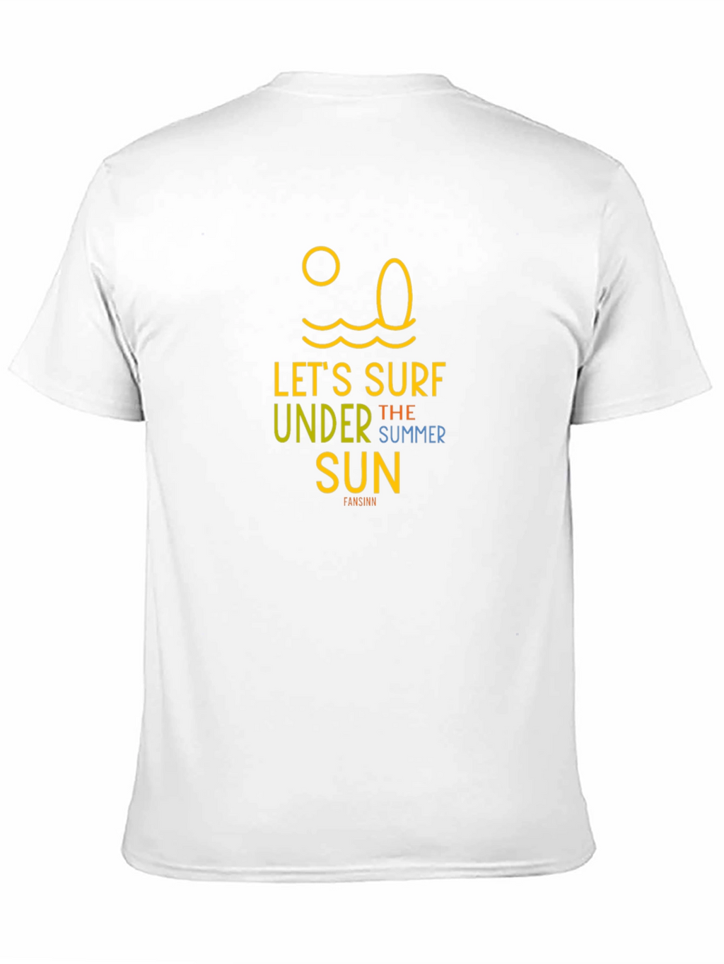 Lets Surf Under the Summer Sun Graphic Tee
