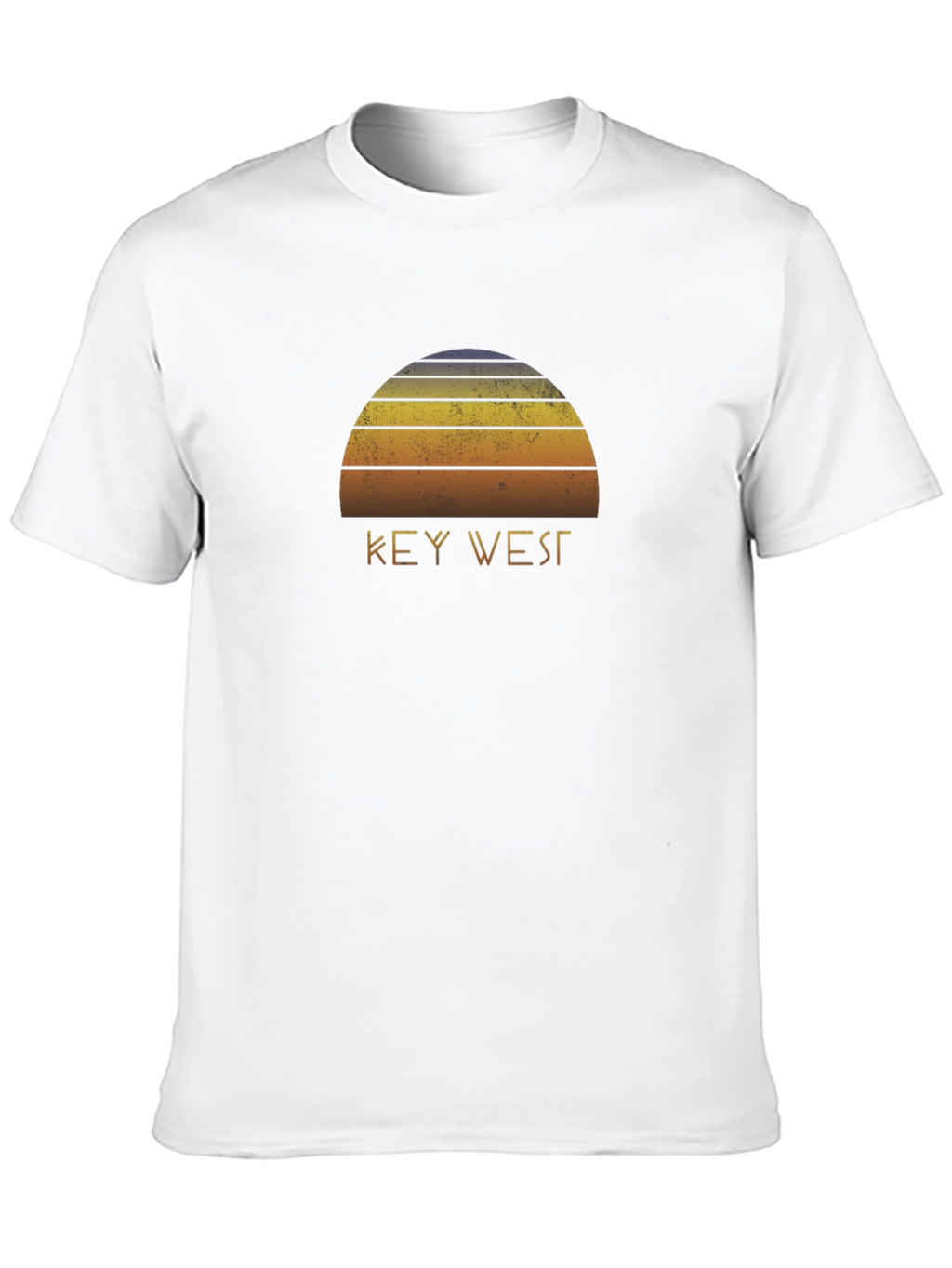 Key West Sunset Graphic Tee - Retro Style Shirt