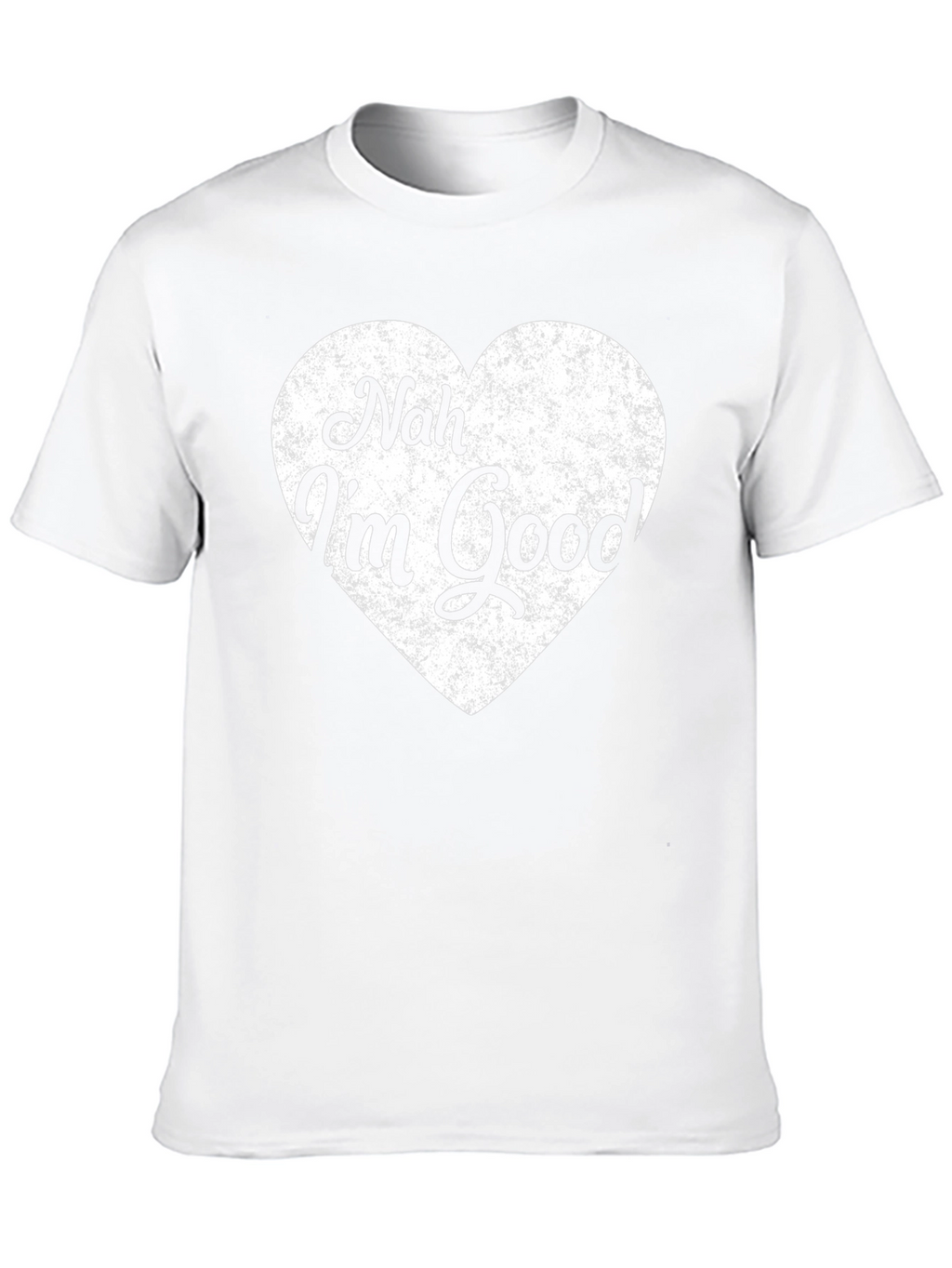 Nah Im Good Graphic Tee - Black Cotton T-Shirt
