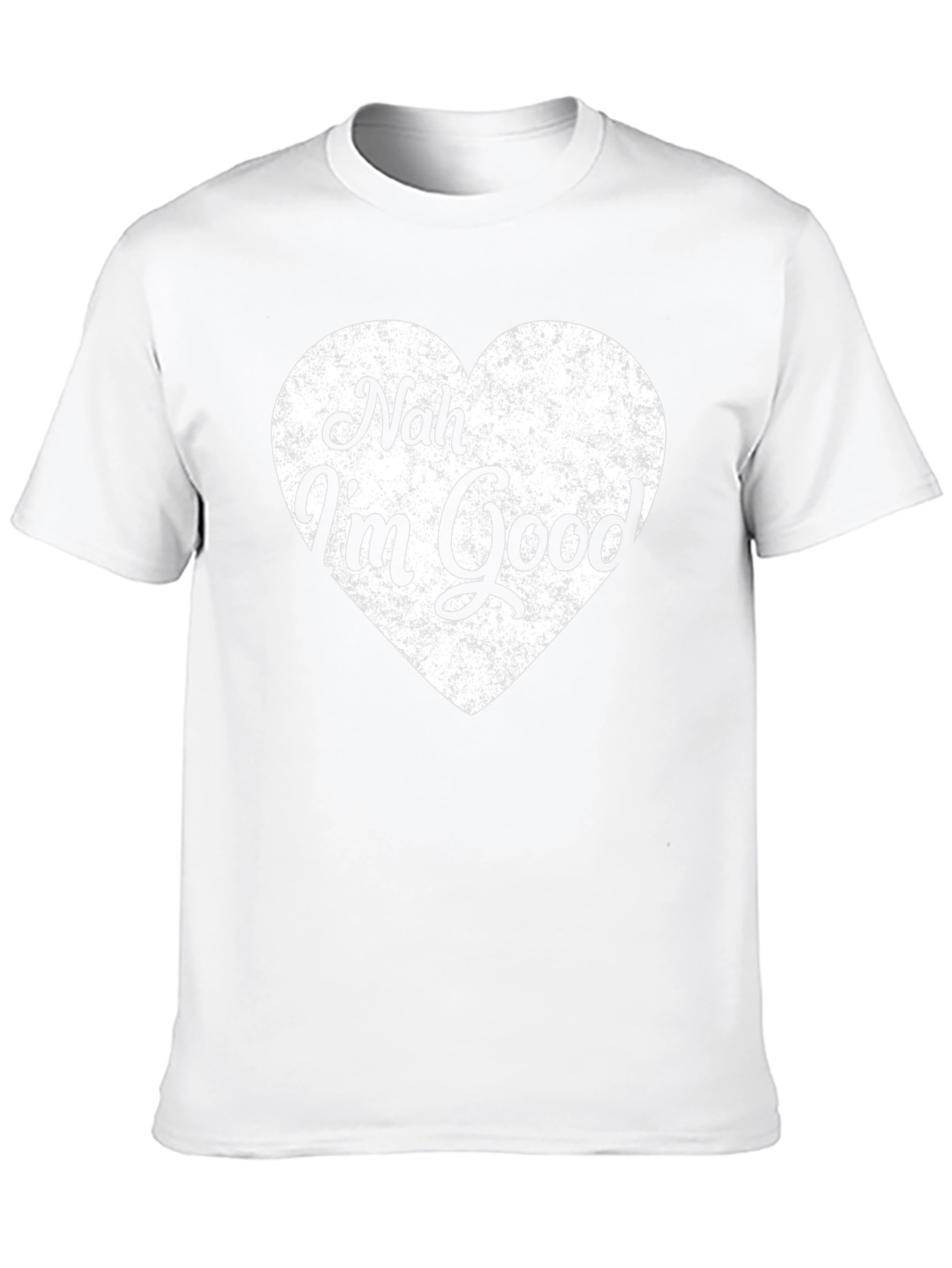 Nah Im Good Graphic Tee - Black Cotton T-Shirt