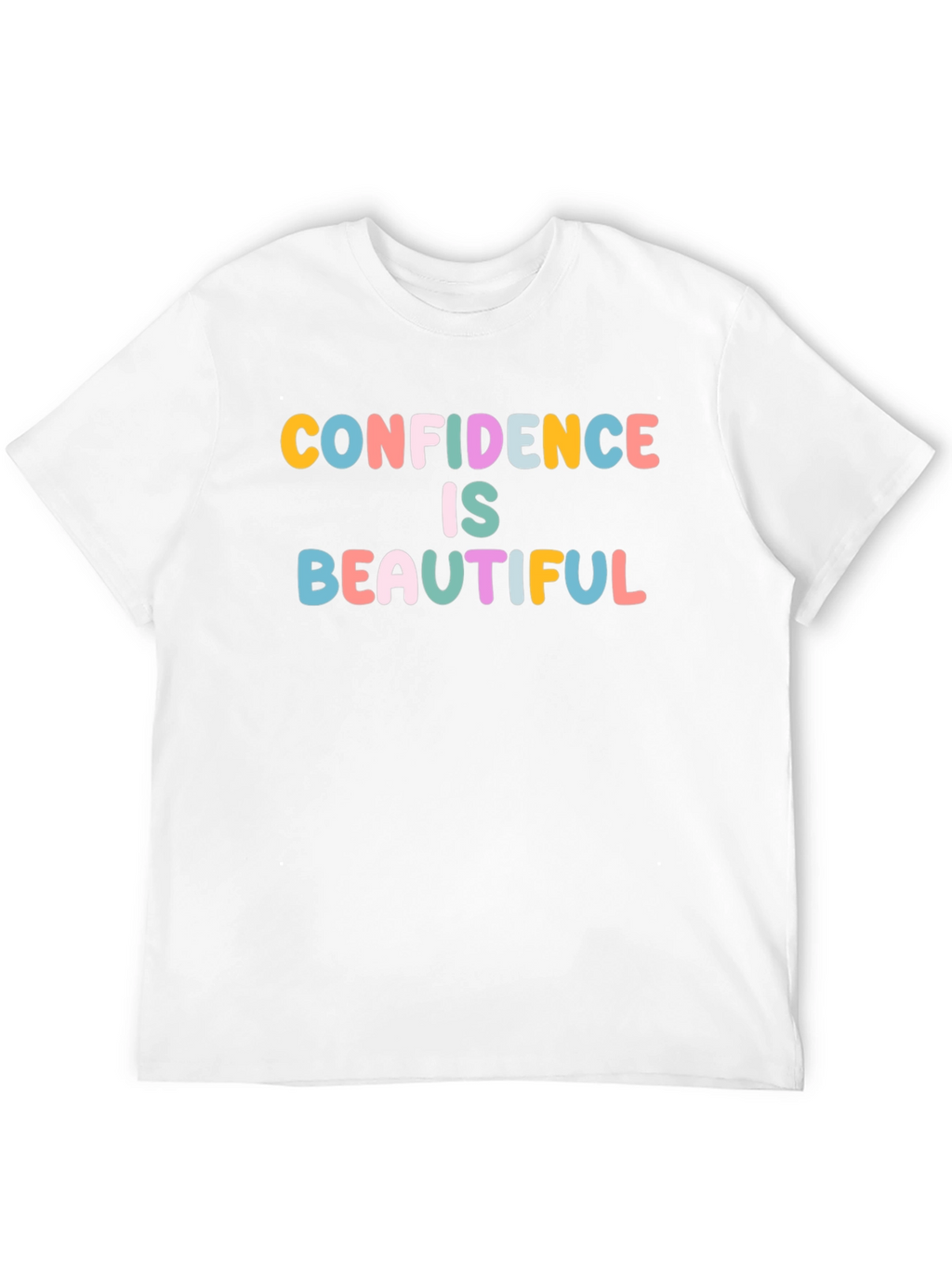 Confidence Is Beautiful Graphic Tee - Stylish Unisex Fit
