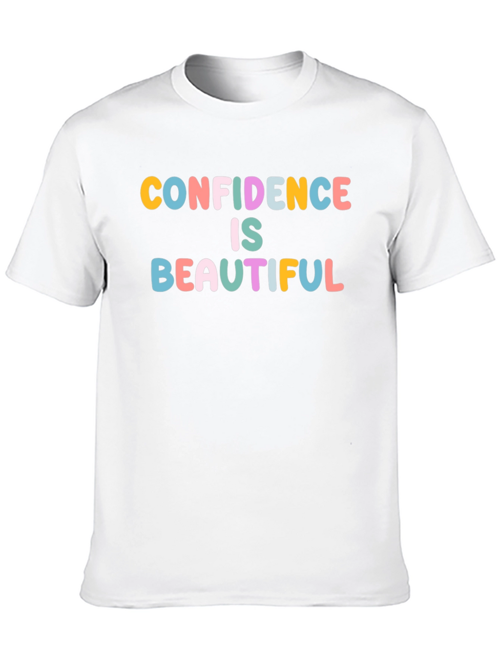 Confidence Is Beautiful Graphic Tee - Stylish Unisex Fit