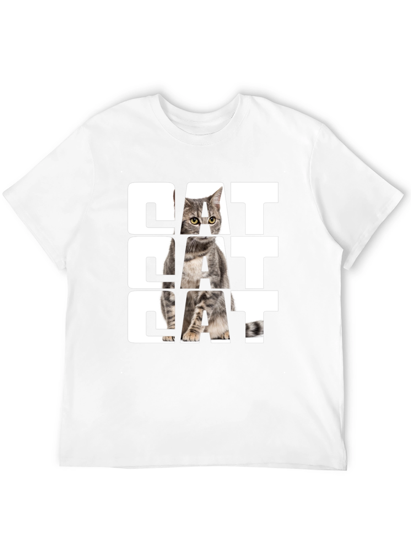 Cool Cat Graphic Tee - Black