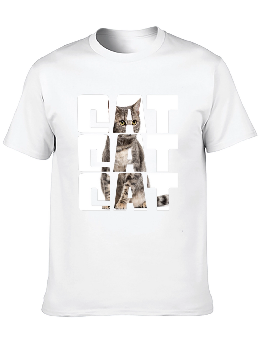 Cool Cat Graphic Tee - Black