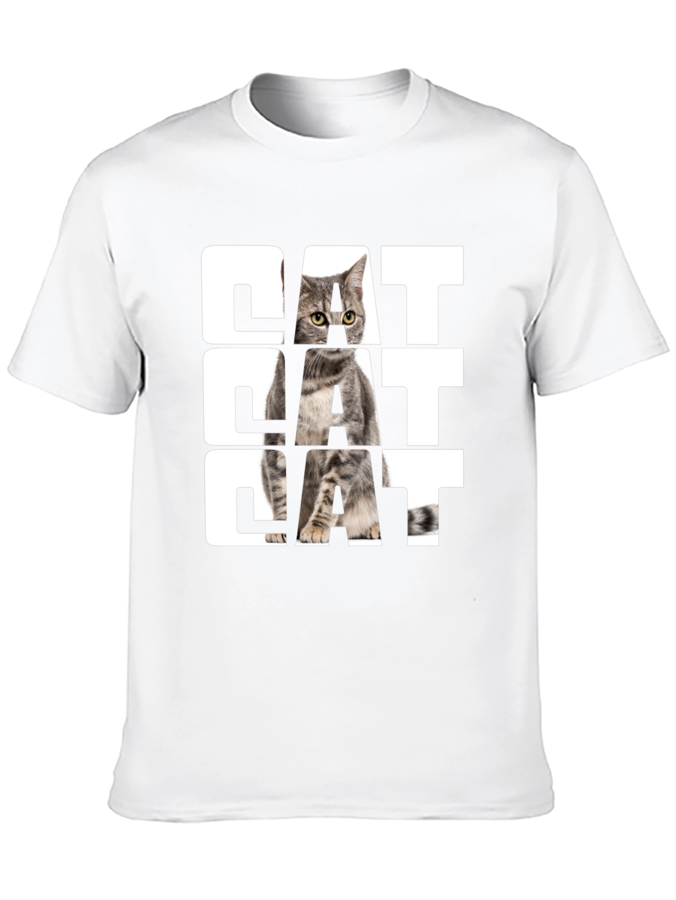 Cool Cat Graphic Tee - Black