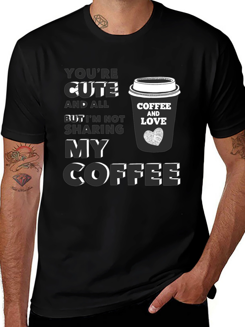 Cute Coffee Lovers Tee - My Coffee