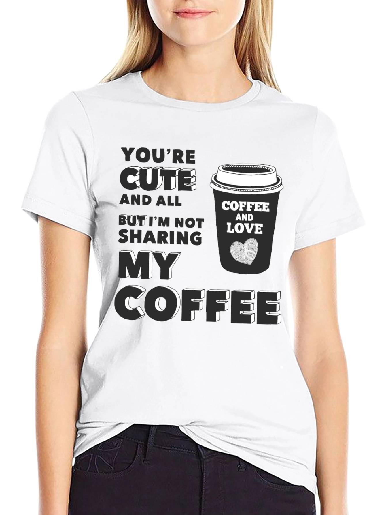 Cute Coffee Lovers Tee - My Coffee