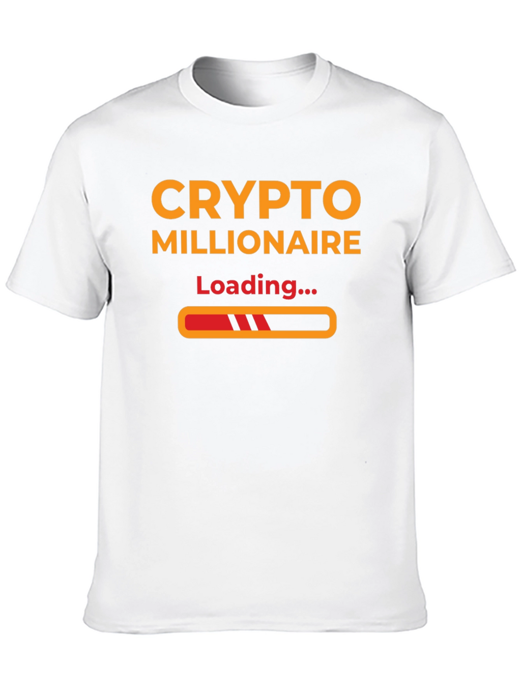 Crypto Millionaire Loading T-Shirt - Black Stylish and Trendy!