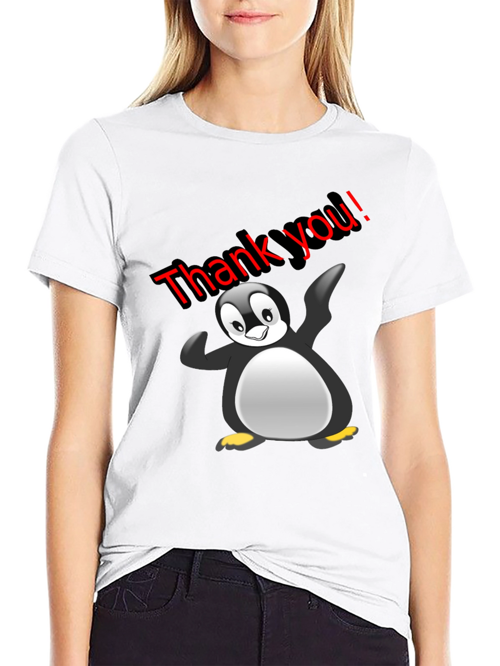 Thank You Penguin Graphic Tee