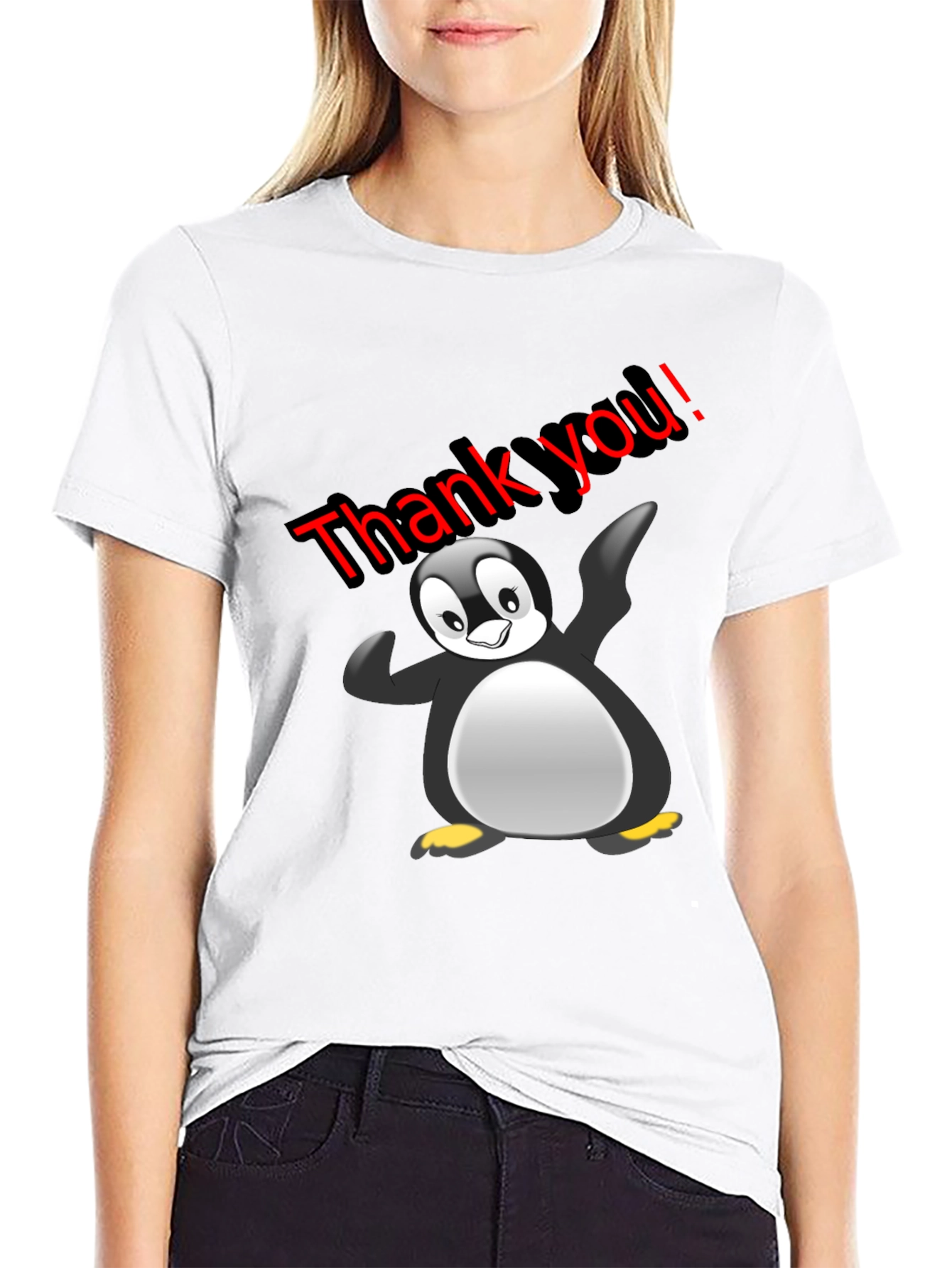 Thank You Penguin Graphic Tee