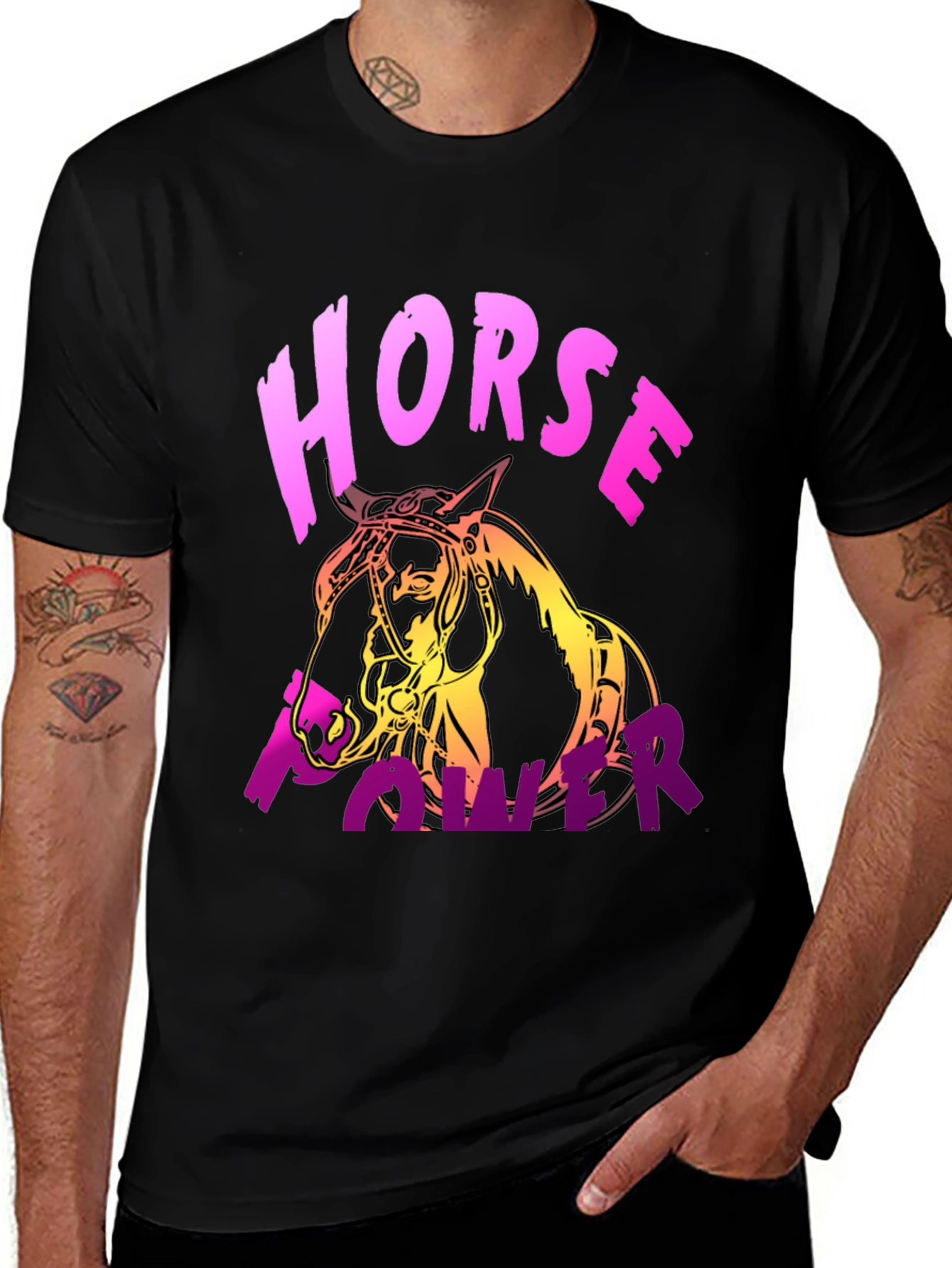 Horse Power T-Shirt - Graphic Tee