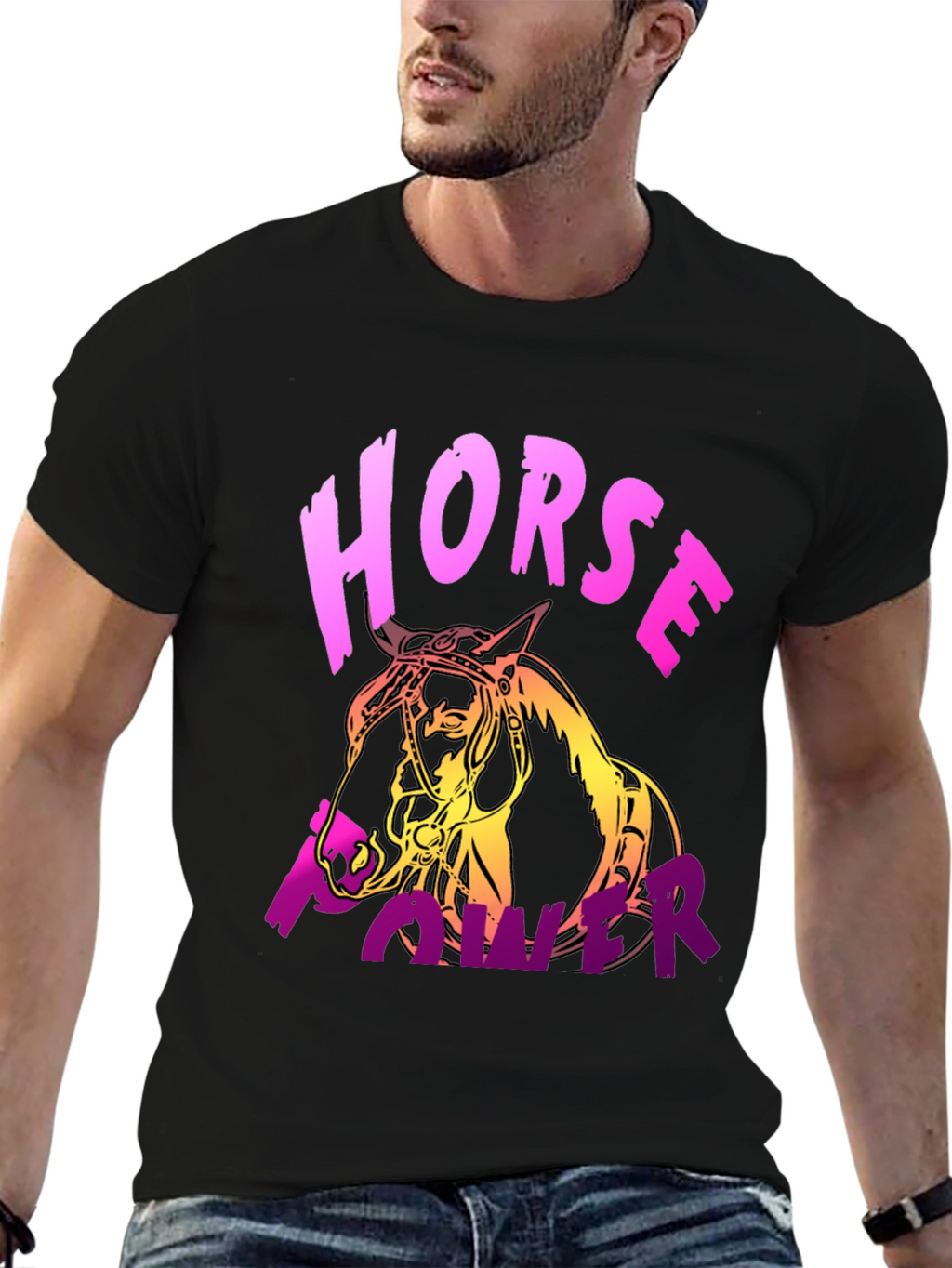Horse Power T-Shirt - Graphic Tee