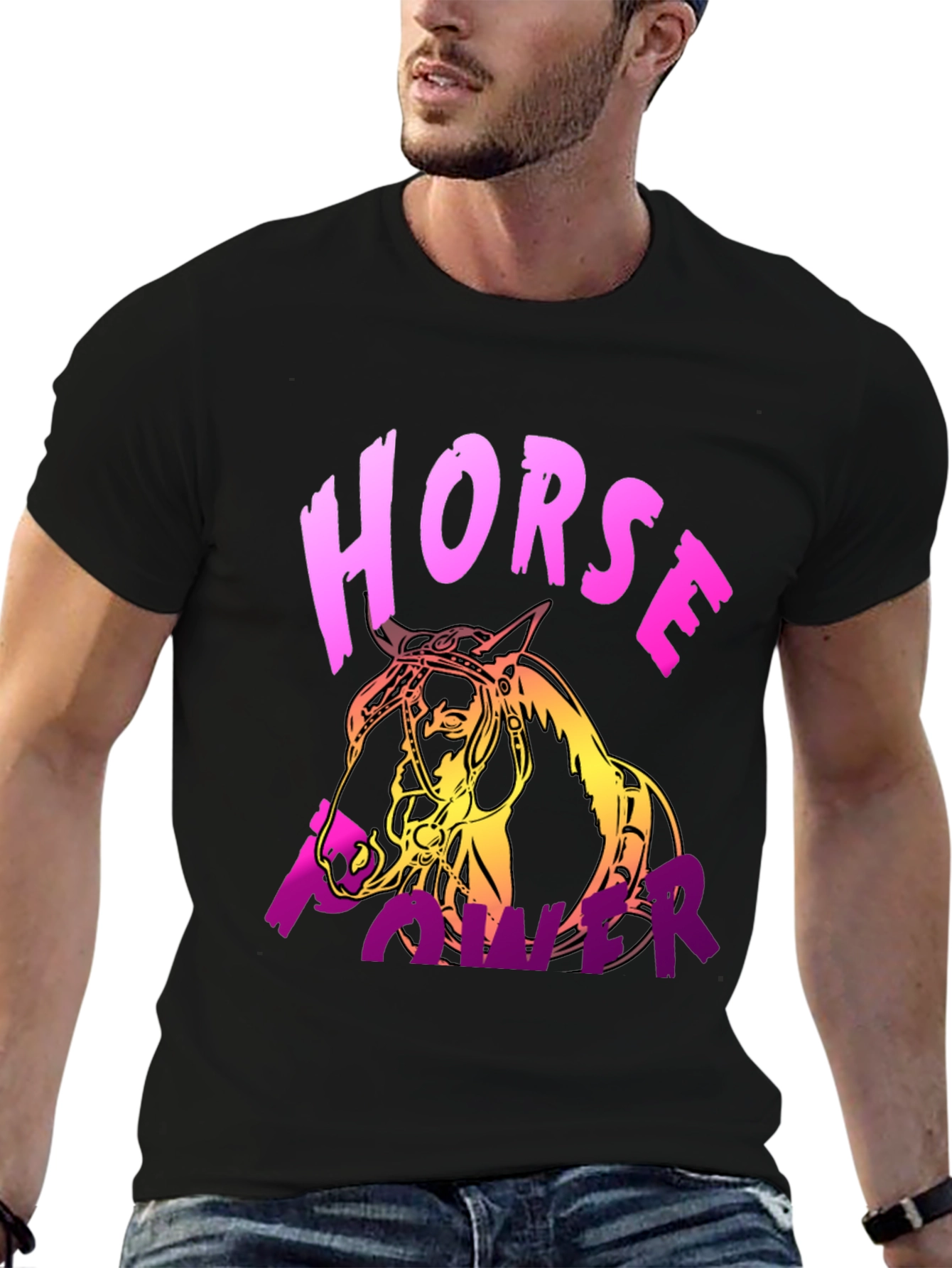 Horse Power T-Shirt - Graphic Tee