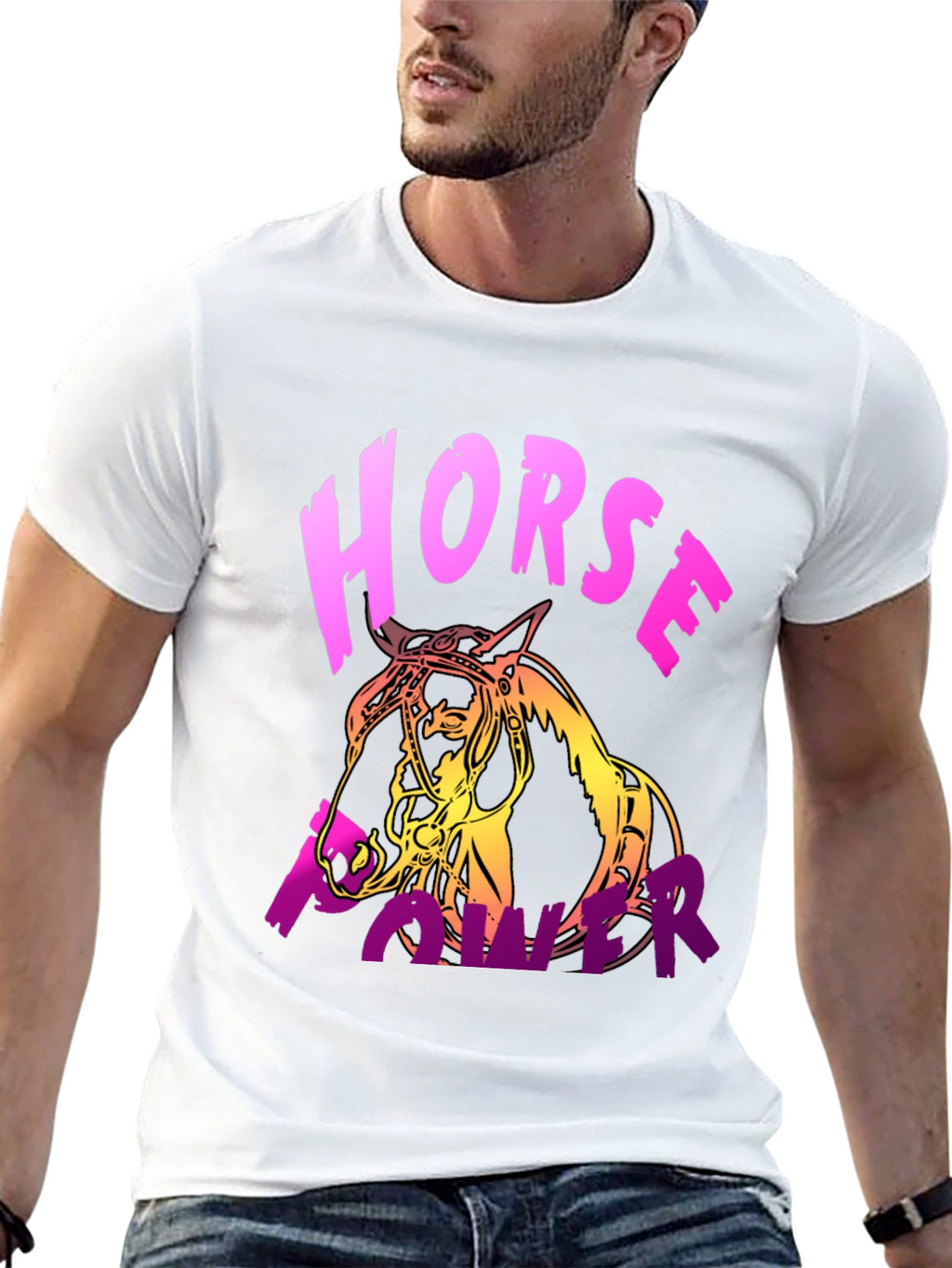 Horse Power T-Shirt - Graphic Tee