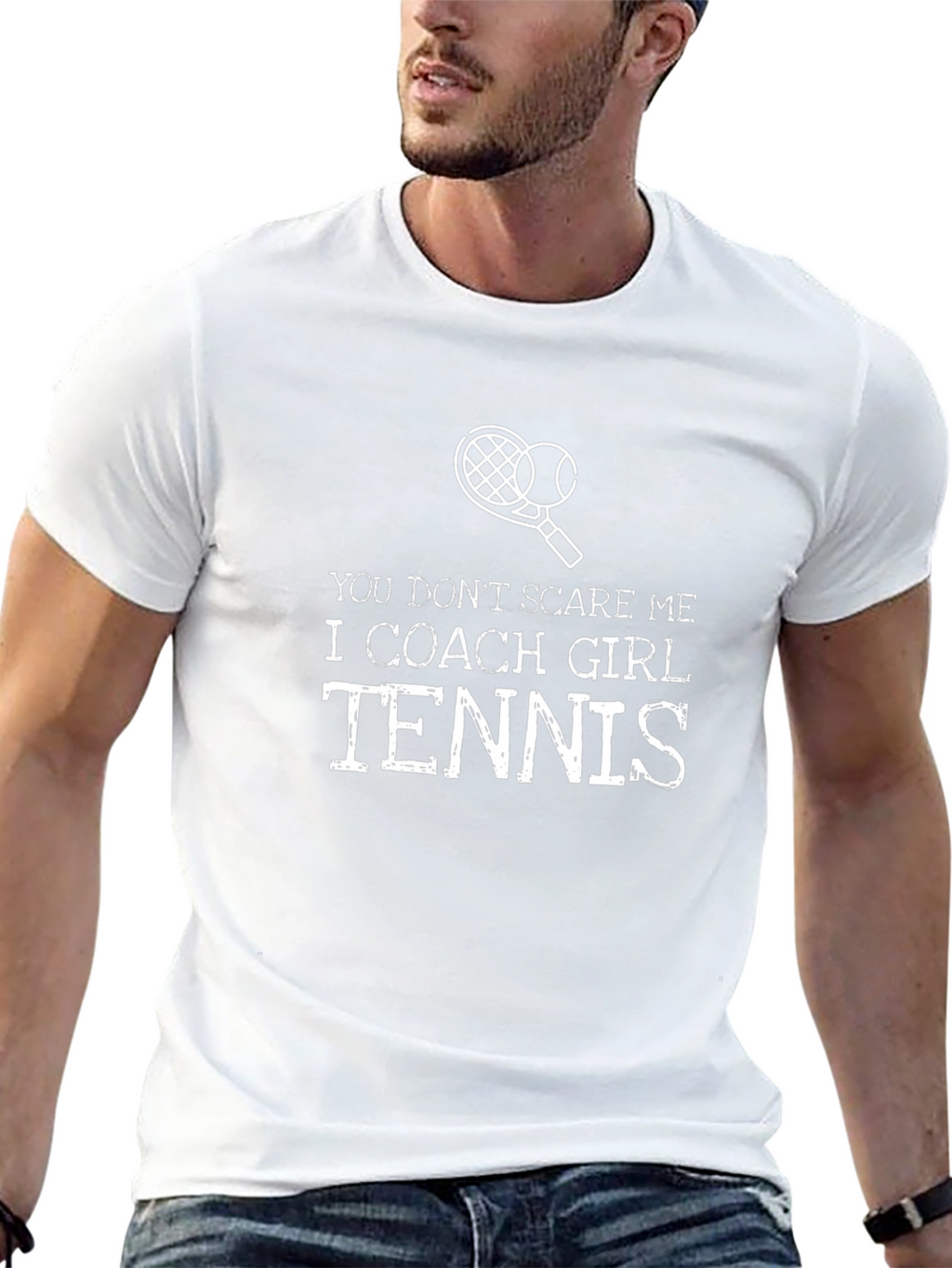 Girl Tennis Coach T-Shirt - Funny Coaching Tee