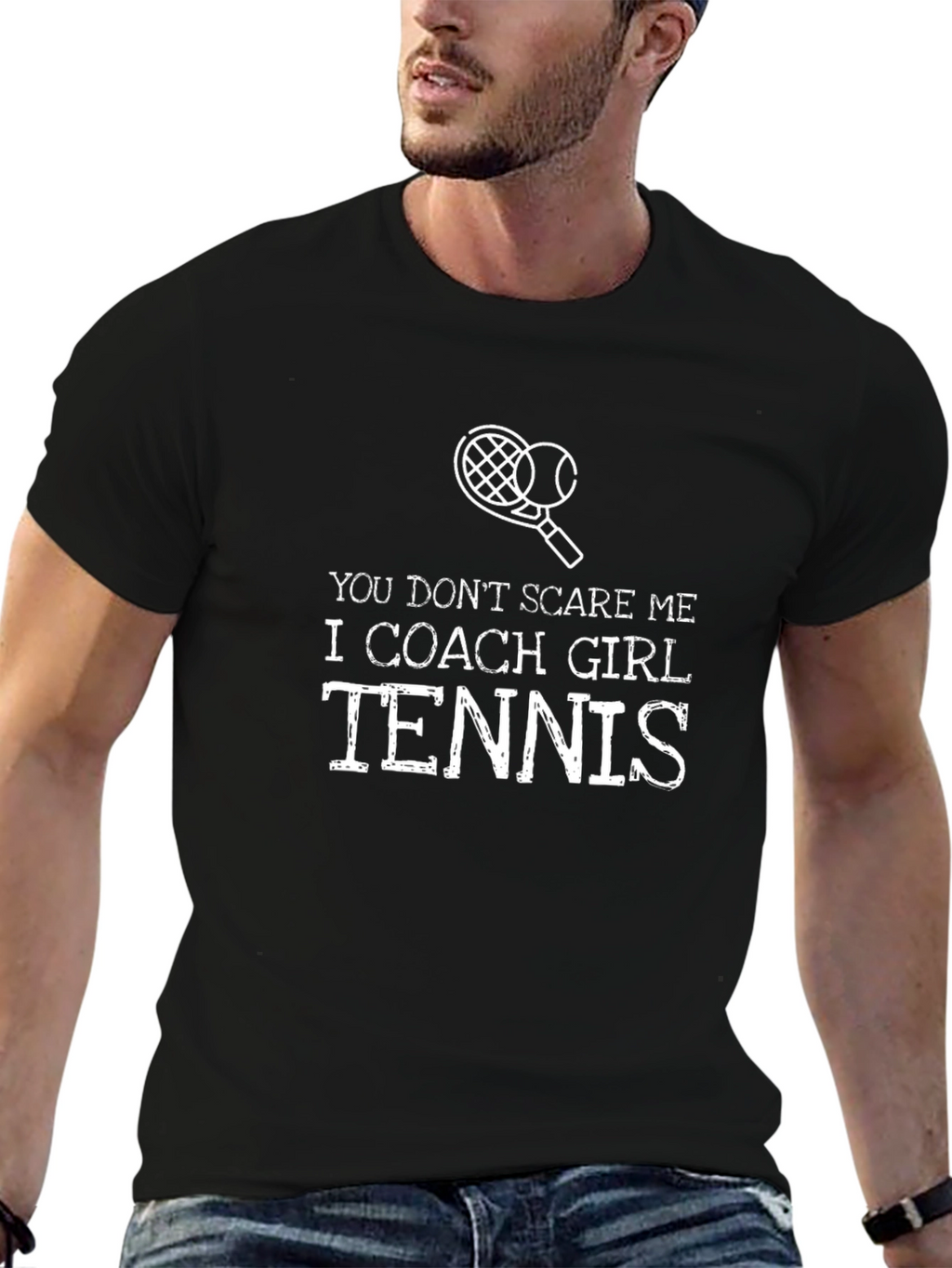 Girl Tennis Coach T-Shirt - Funny Coaching Tee