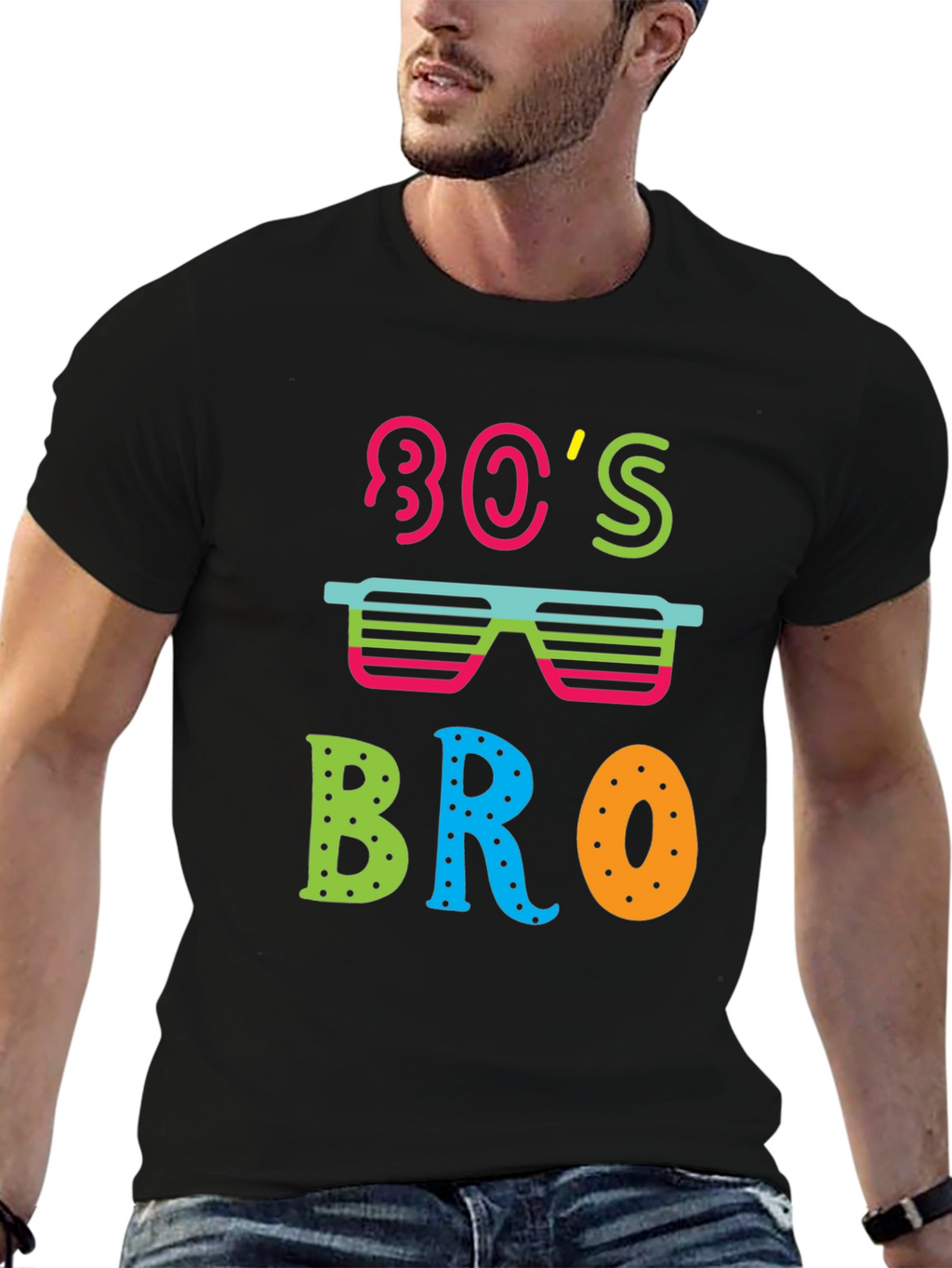 80s Bro T-Shirt Retro Party Tee