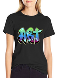 Art Graffiti Style T-Shirt