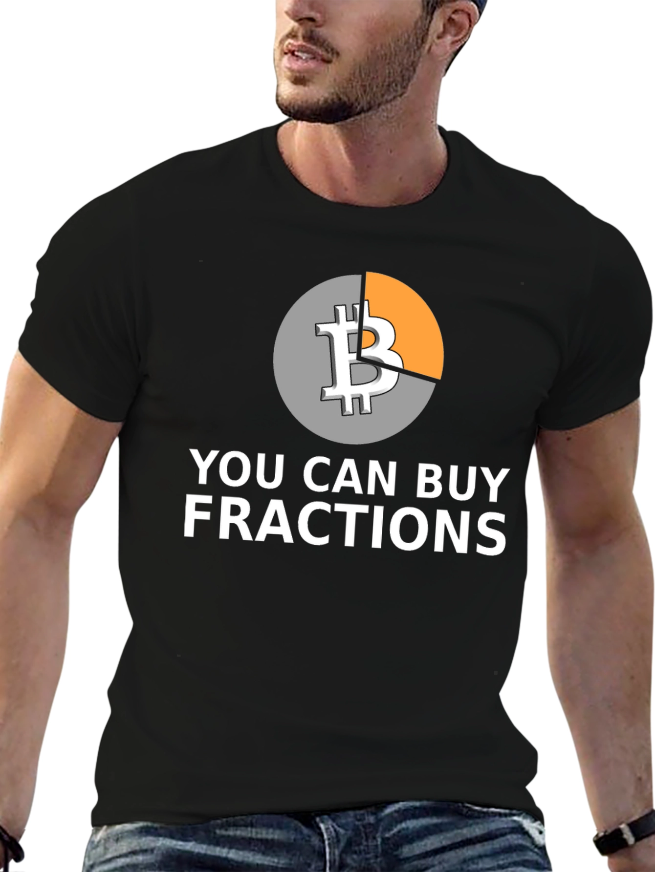Bitcoin Fractions Graphic T-Shirt