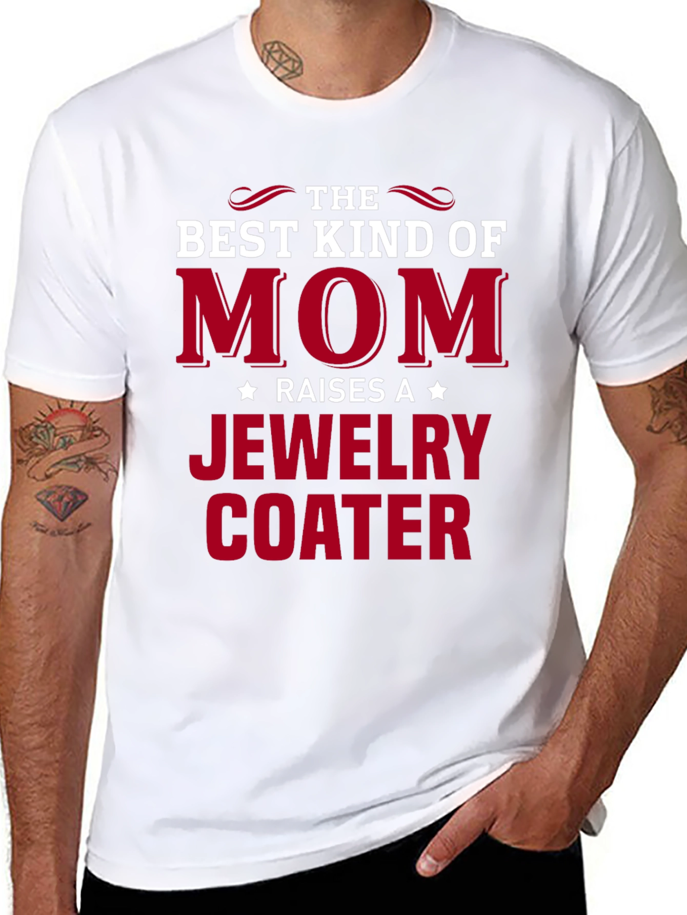 Best Kind of Mom Jewelry Coater T-Shirt