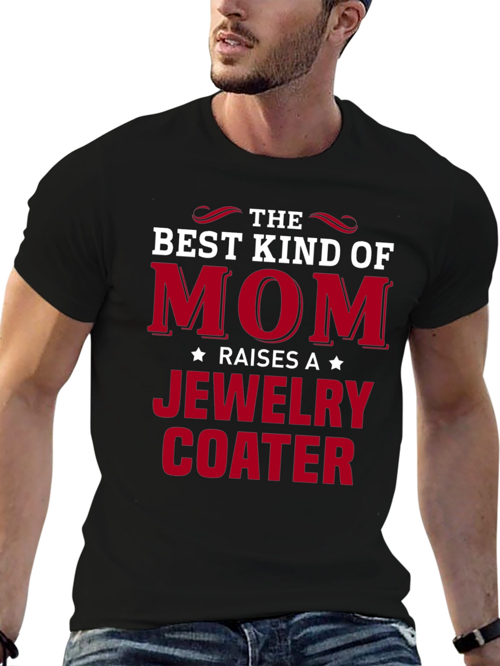 Best Kind of Mom Jewelry Coater T-Shirt