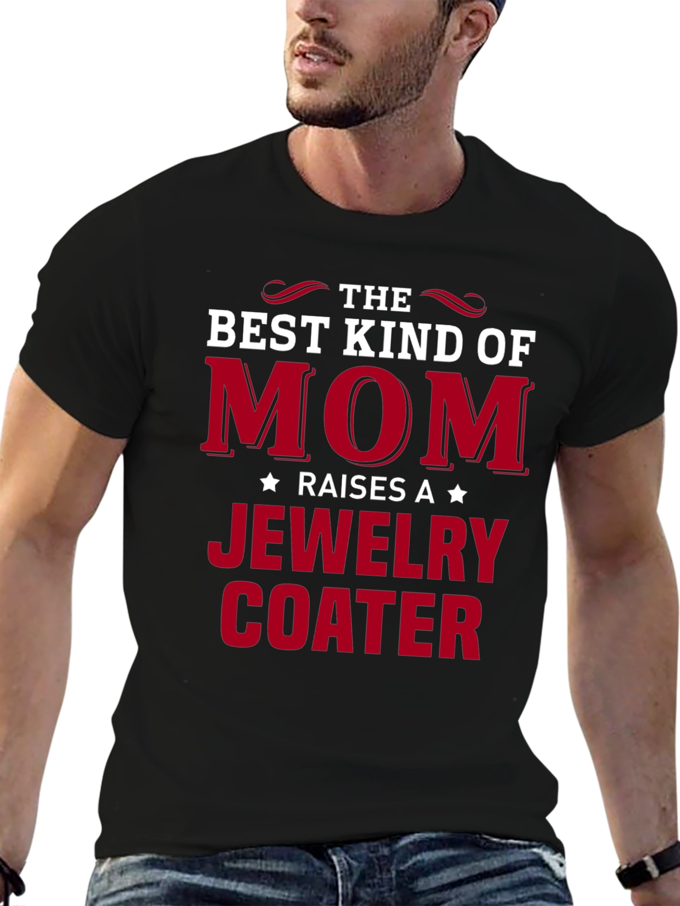 Best Kind of Mom Jewelry Coater T-Shirt