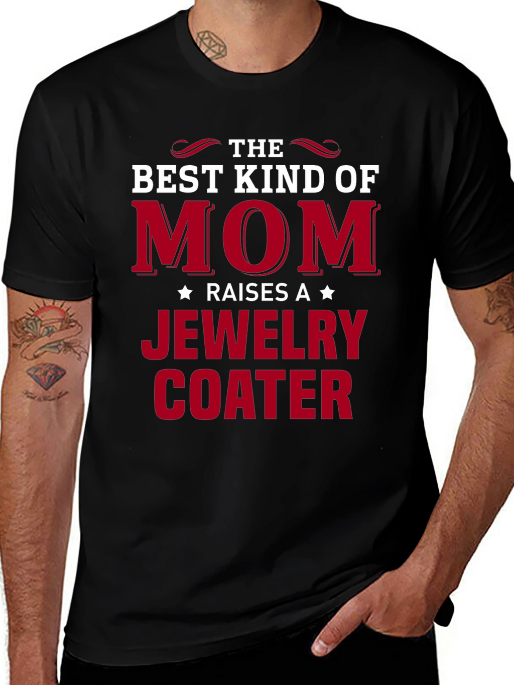 Best Kind of Mom Jewelry Coater T-Shirt