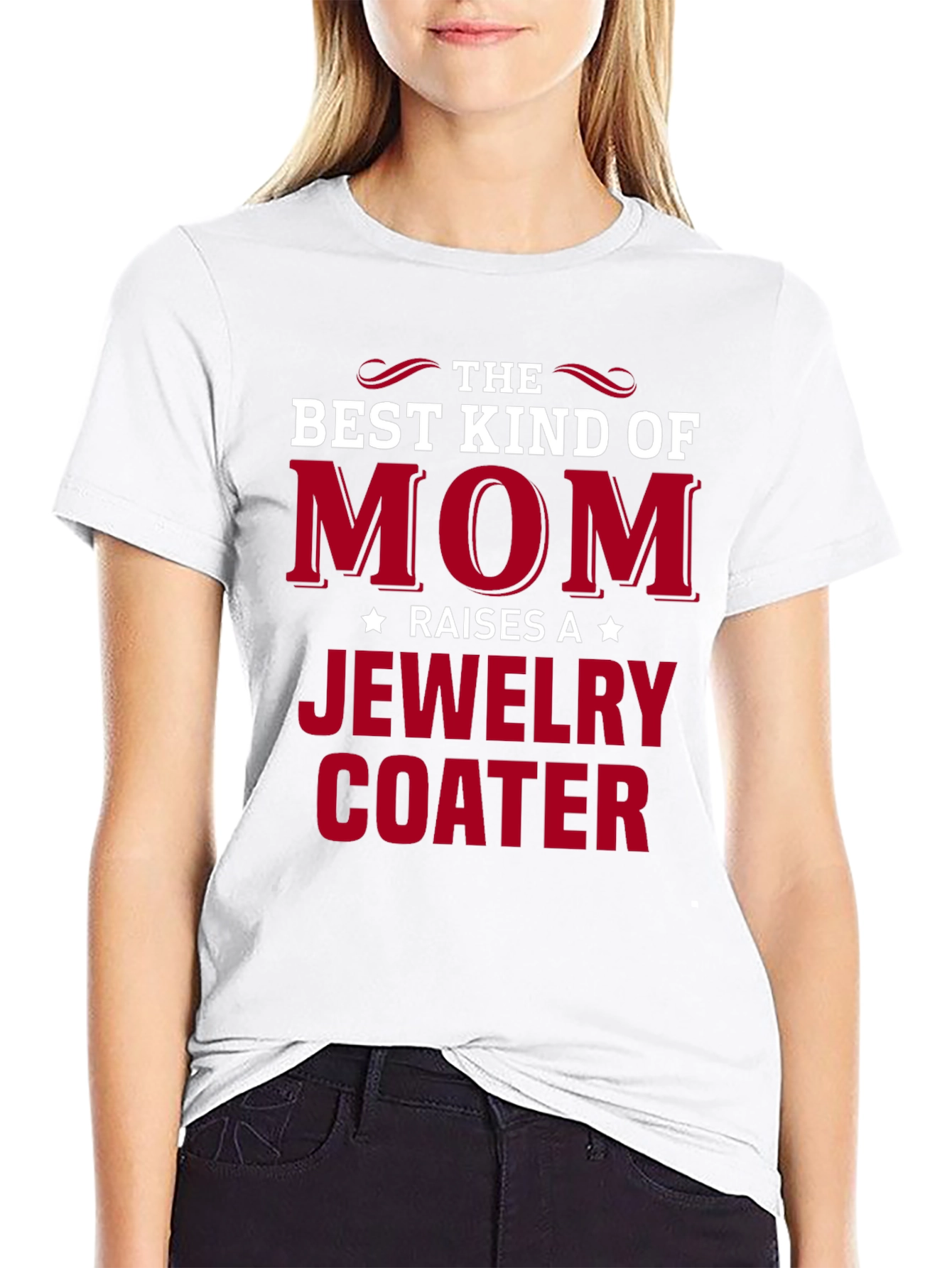 Best Kind of Mom Jewelry Coater T-Shirt