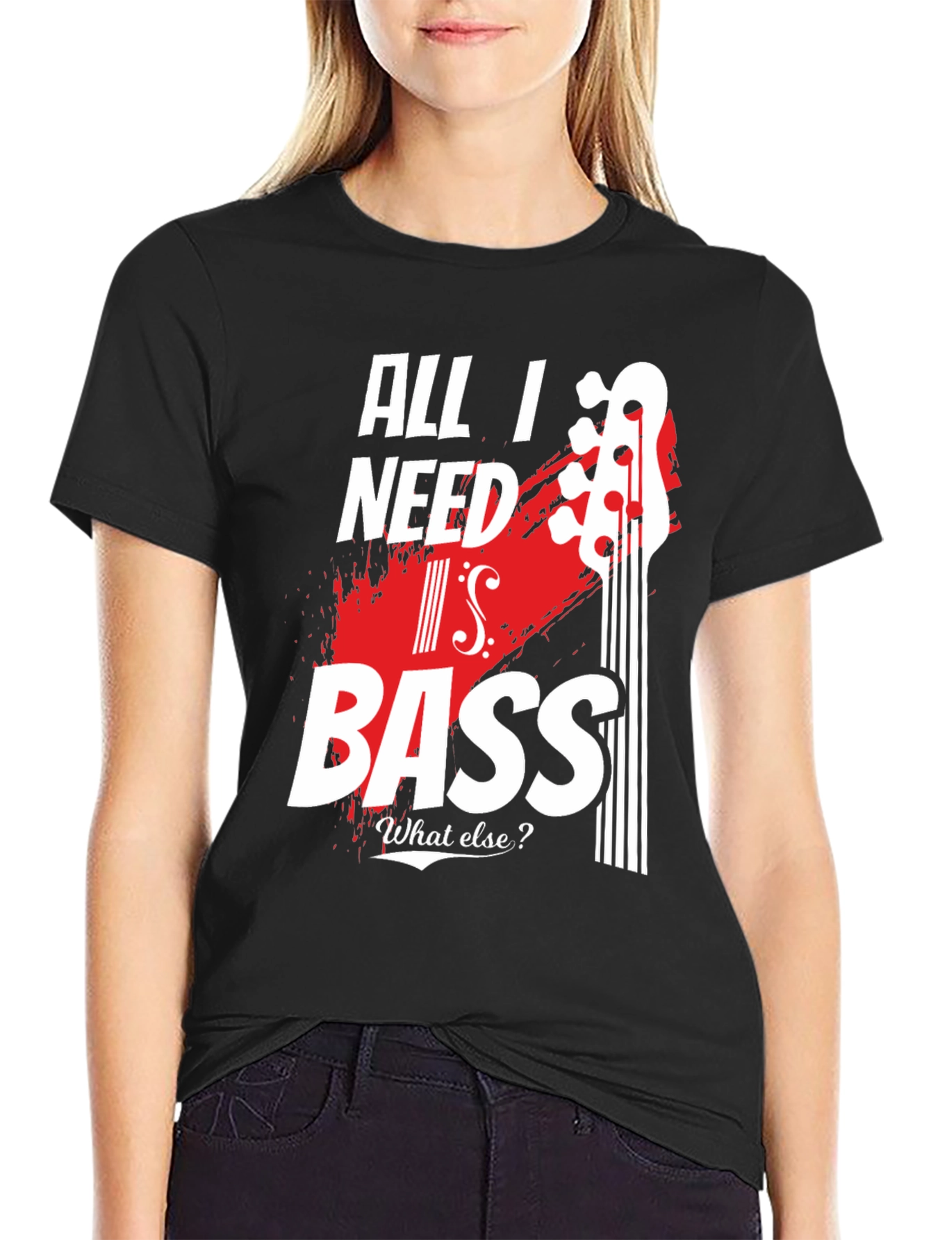 All I Need Is Bass - Mens Graphic Tee