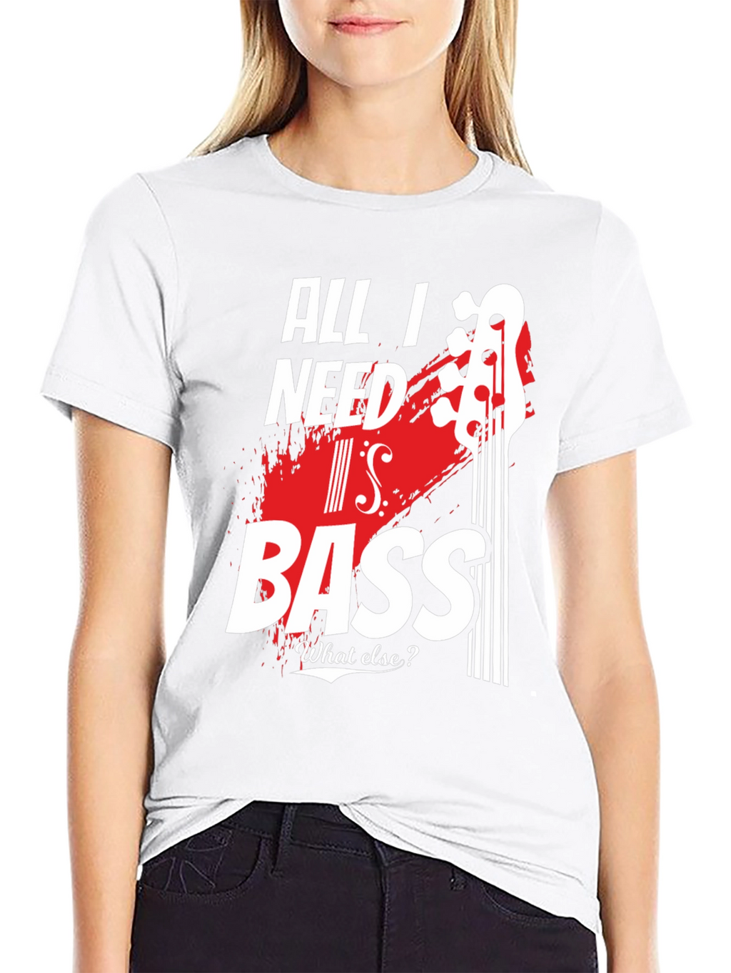All I Need Is Bass - Mens Graphic Tee