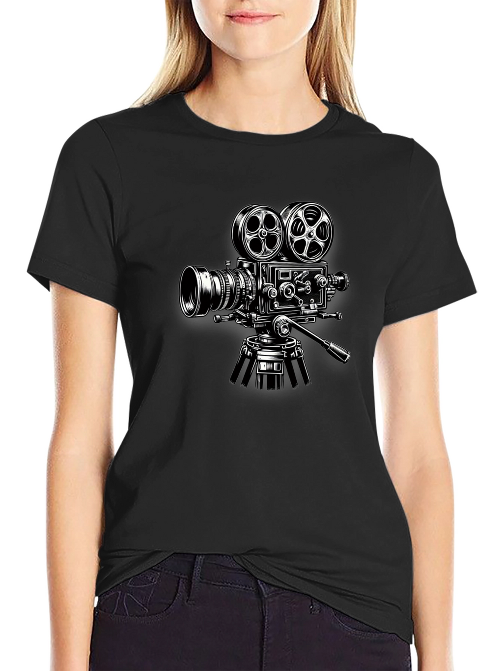Retro Film Camera Graphic T-Shirt