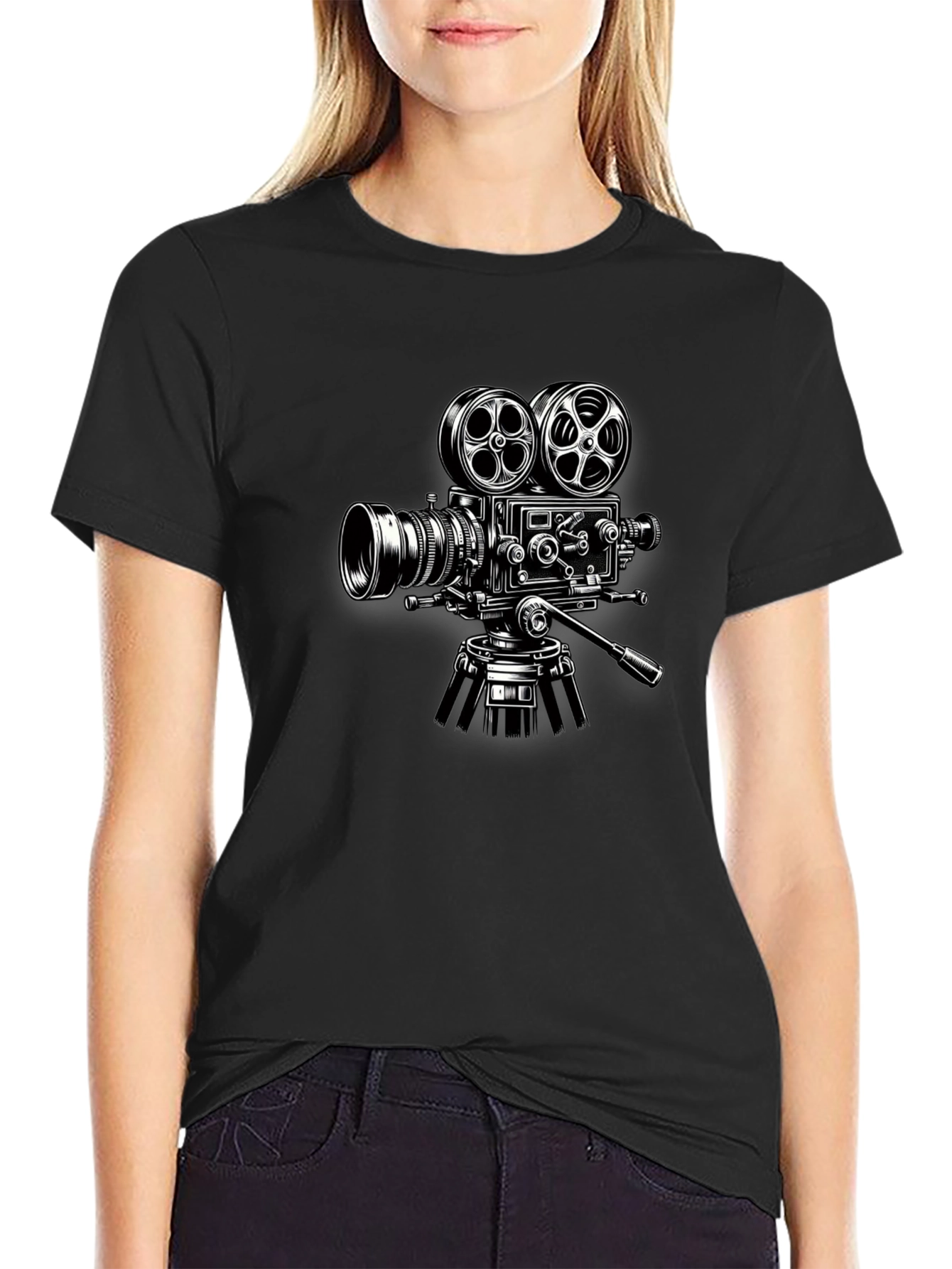 Retro Film Camera Graphic T-Shirt