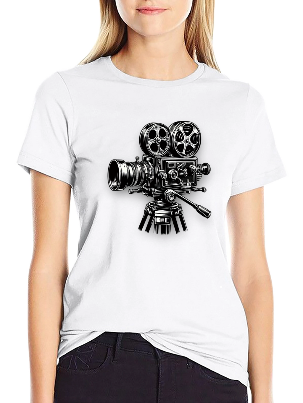 Retro Film Camera Graphic T-Shirt