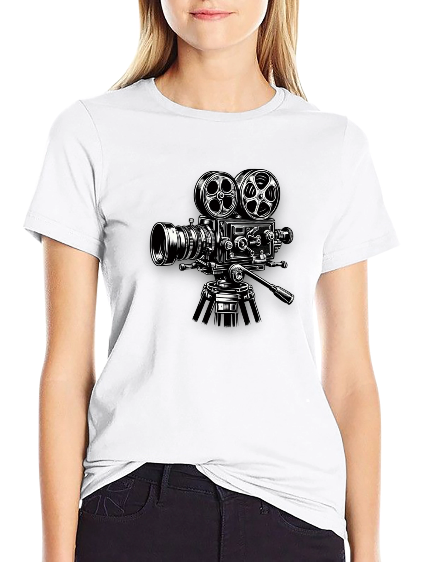 Retro Film Camera Graphic T-Shirt