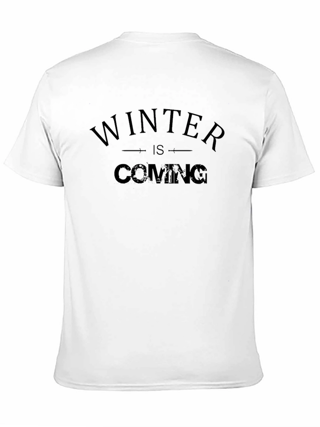 Winter is Coming Graphic T-Shirt - Mens Black Tee
