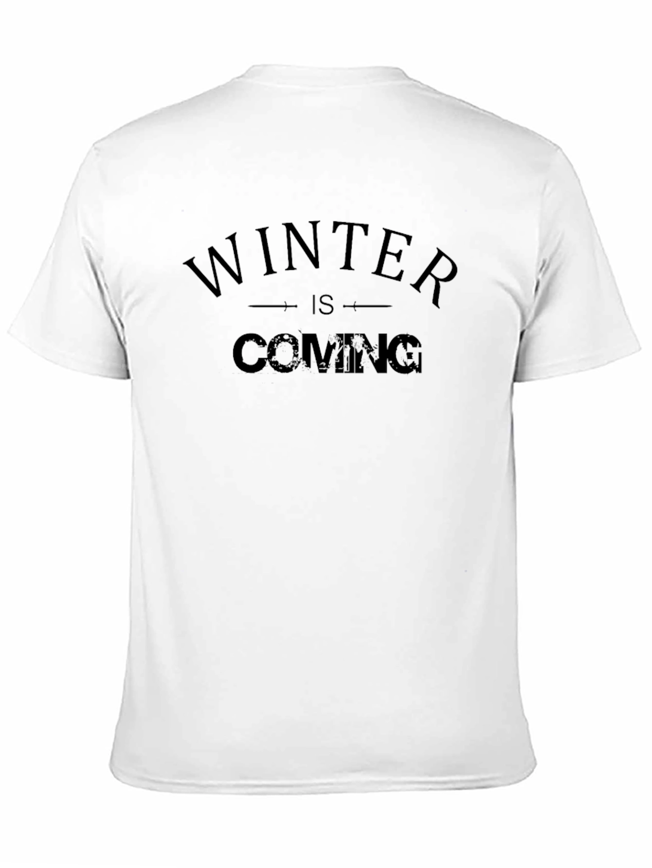 Winter is Coming Graphic T-Shirt - Mens Black Tee