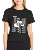 Man I Feel Like A Bride Graphic Tee Shirt