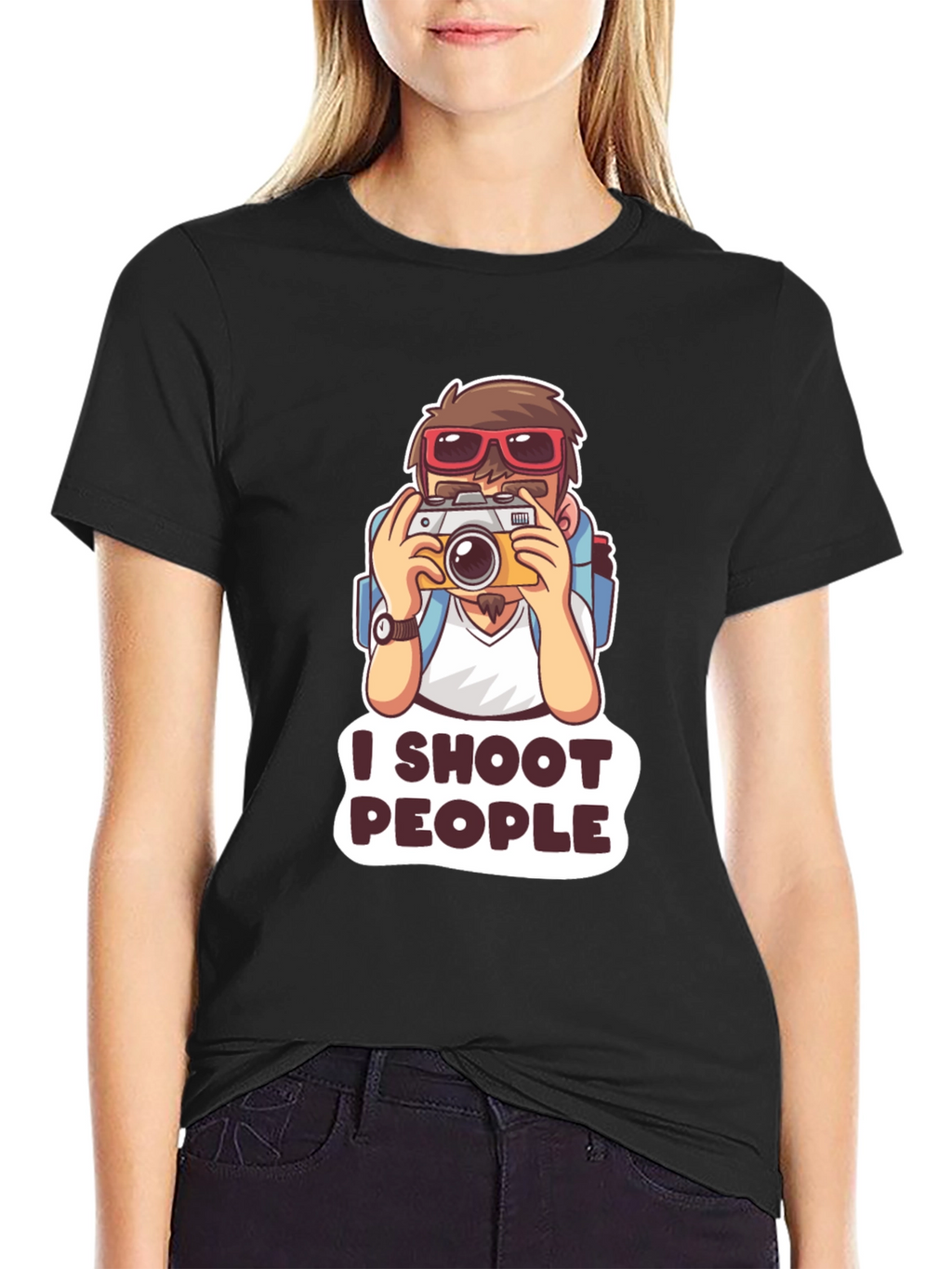 I Shoot People T-Shirt - Photography Humor Tee