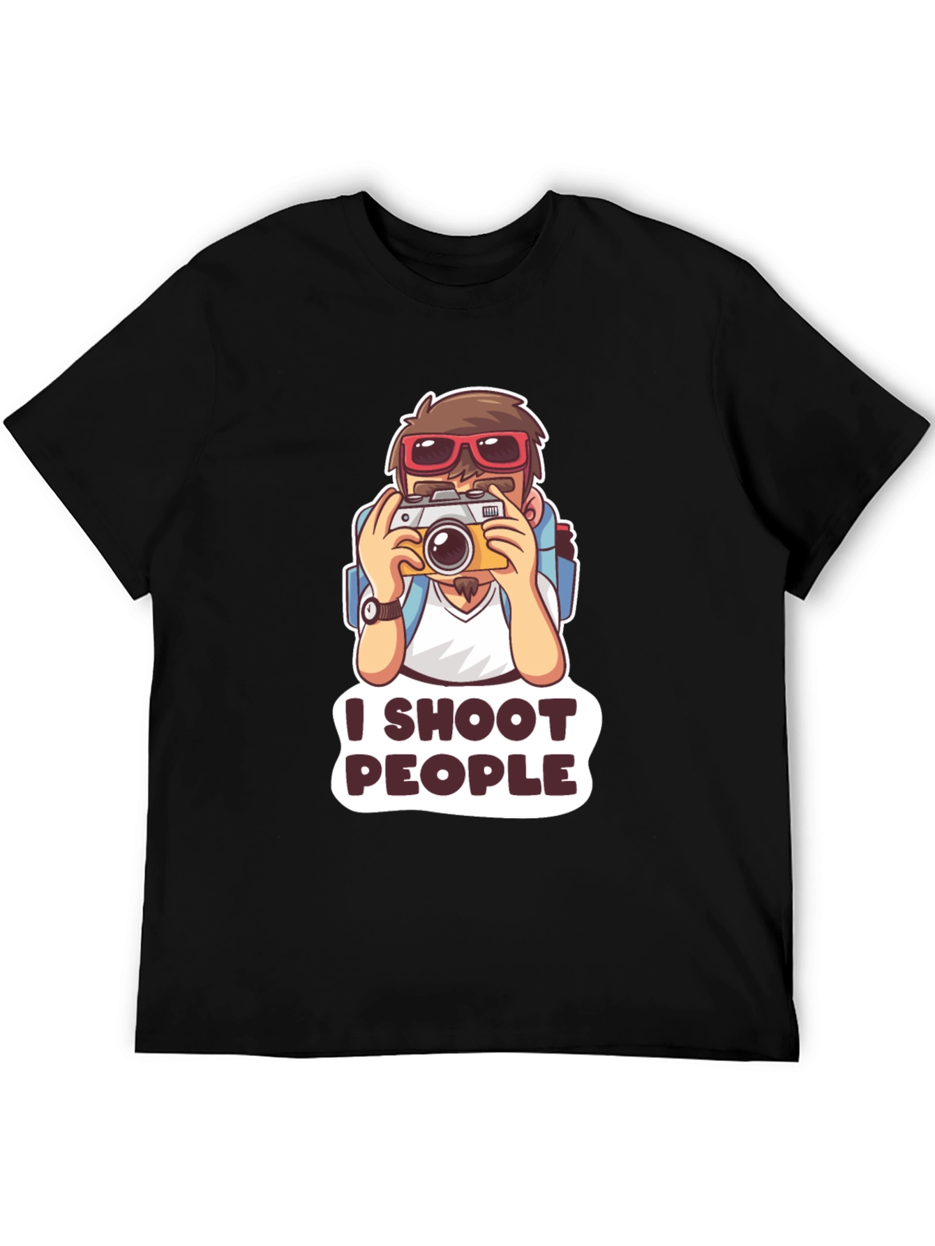 I Shoot People T-Shirt - Photography Humor Tee